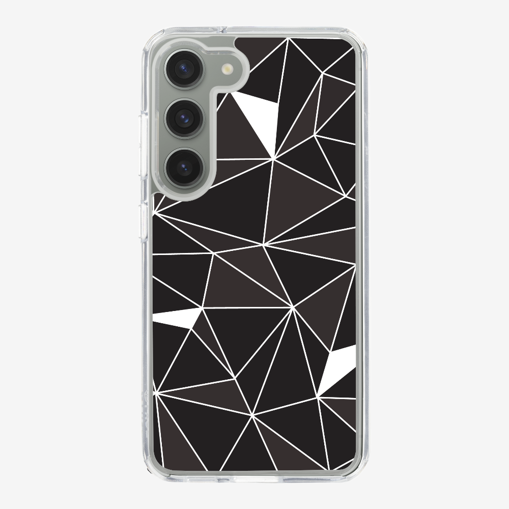 Black & White Polygon Phone Case