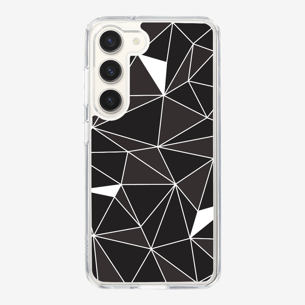 Black & White Polygon Phone Case