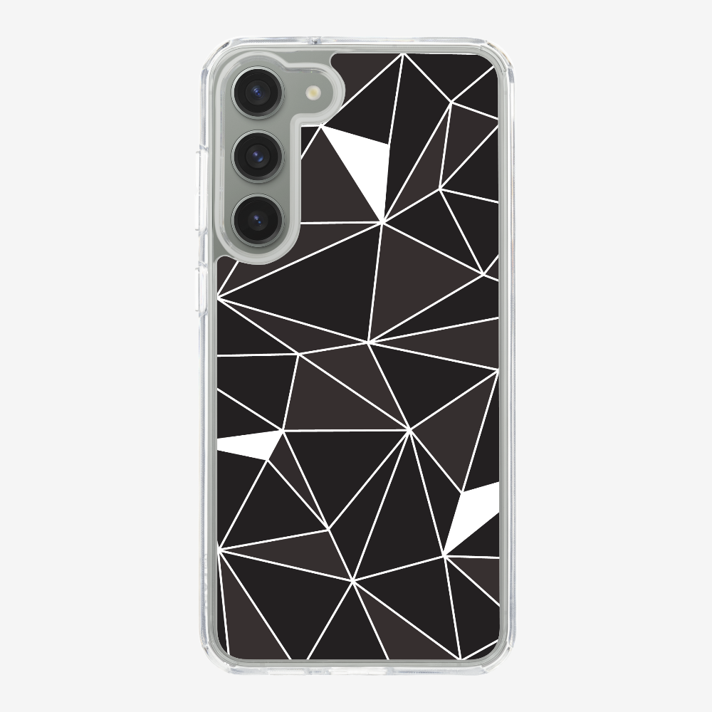 Black & White Polygon Phone Case