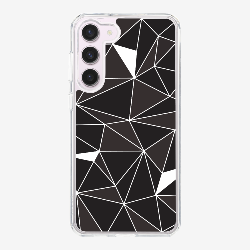 Black & White Polygon Phone Case