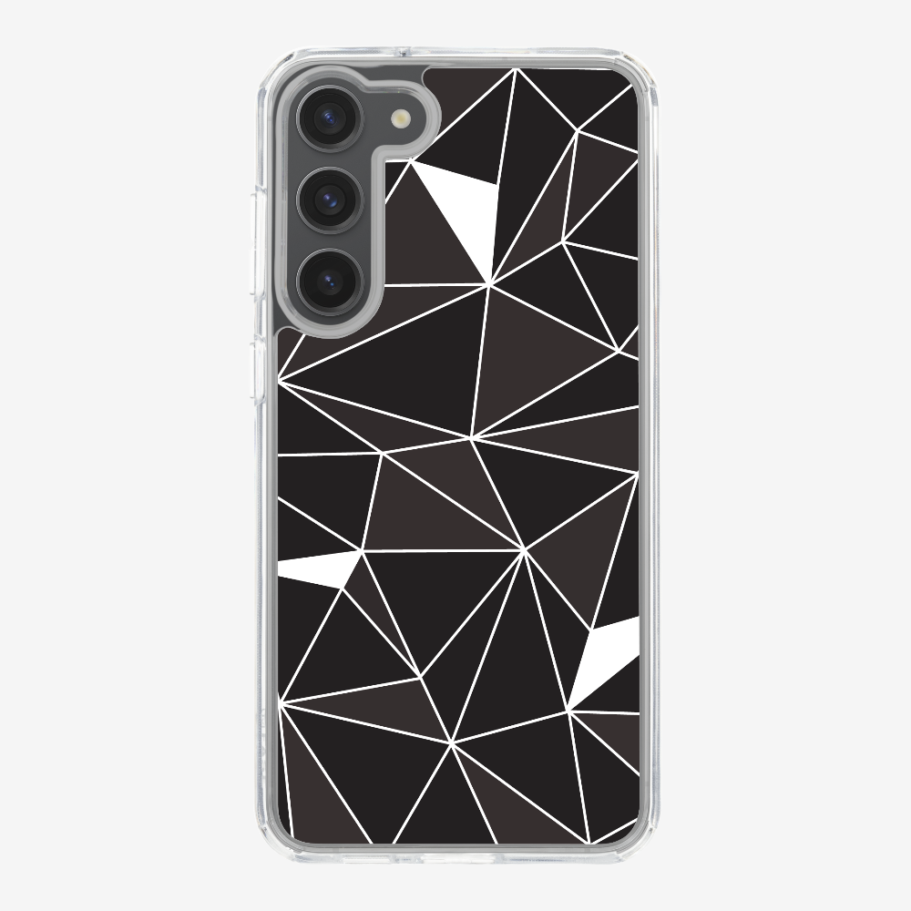 Black & White Polygon Phone Case