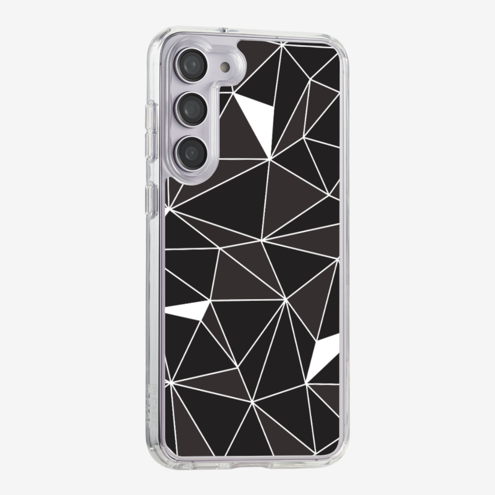 Black & White Polygon Phone Case