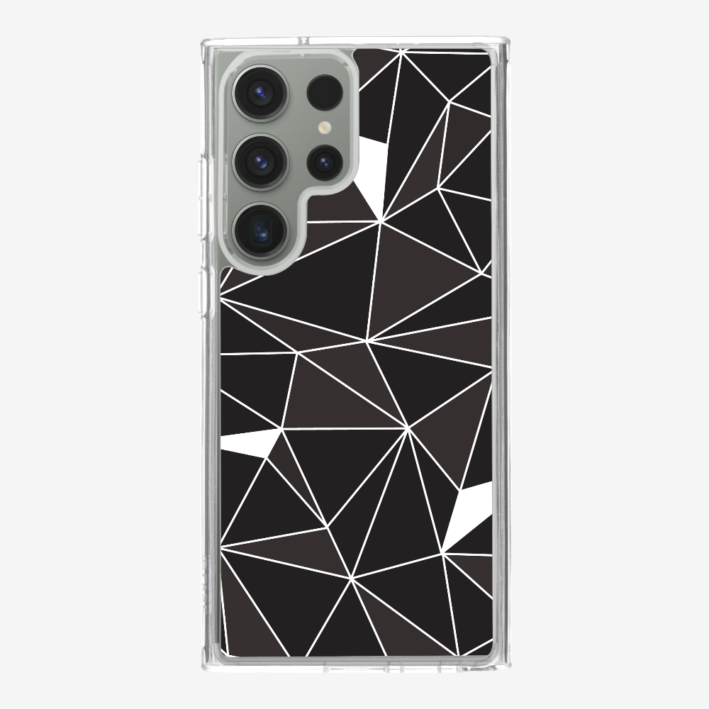 Black & White Polygon Phone Case