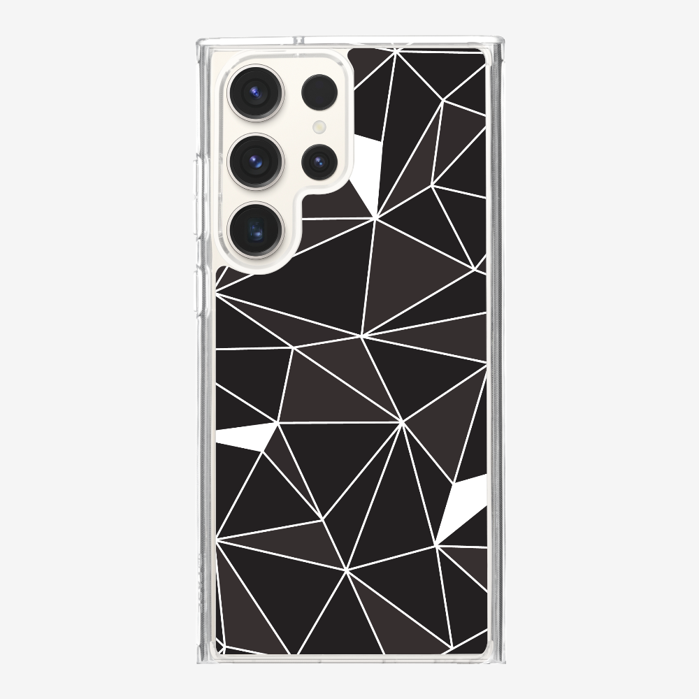 Black & White Polygon Phone Case