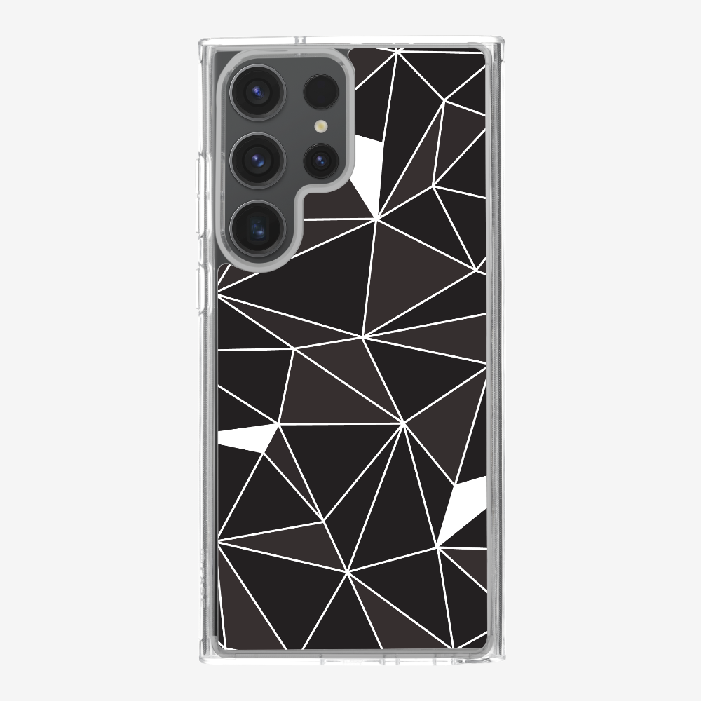 Black & White Polygon Phone Case