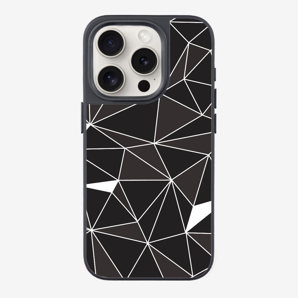 Black & White Polygon Phone Case