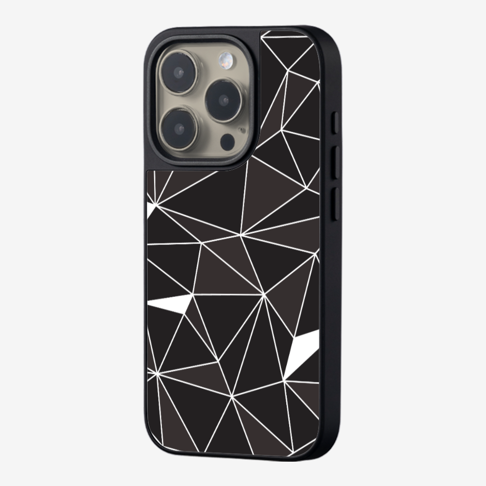 Black & White Polygon Phone Case