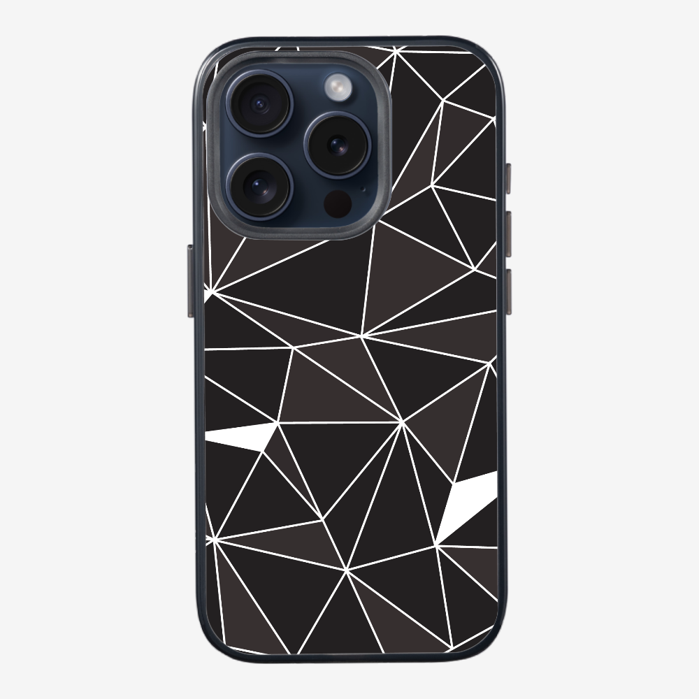 Black & White Polygon Phone Case