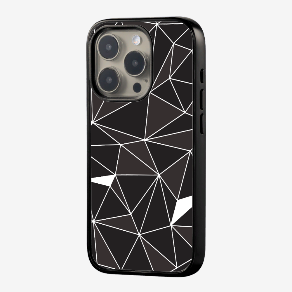 Black & White Polygon Phone Case