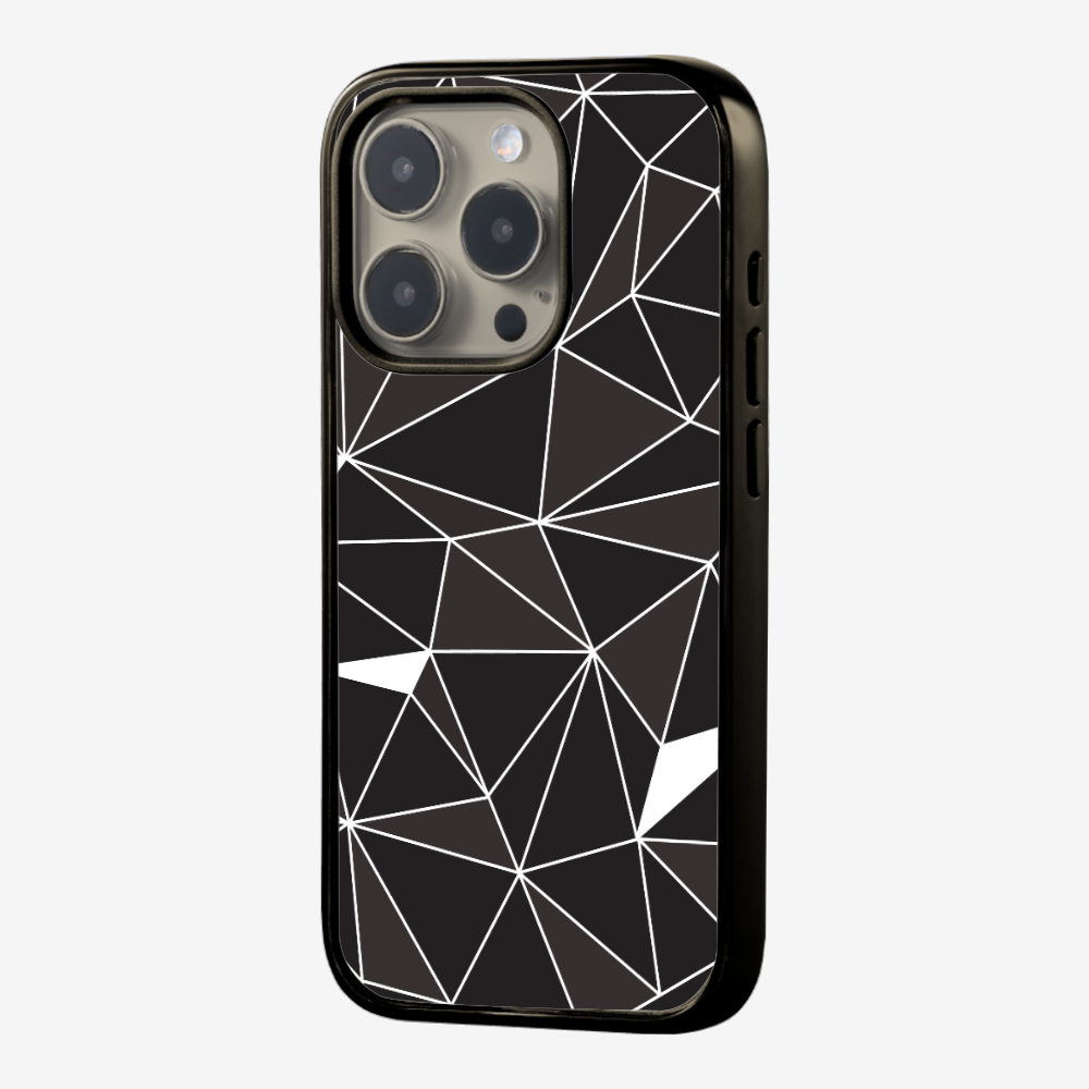 Black & White Polygon Phone Case