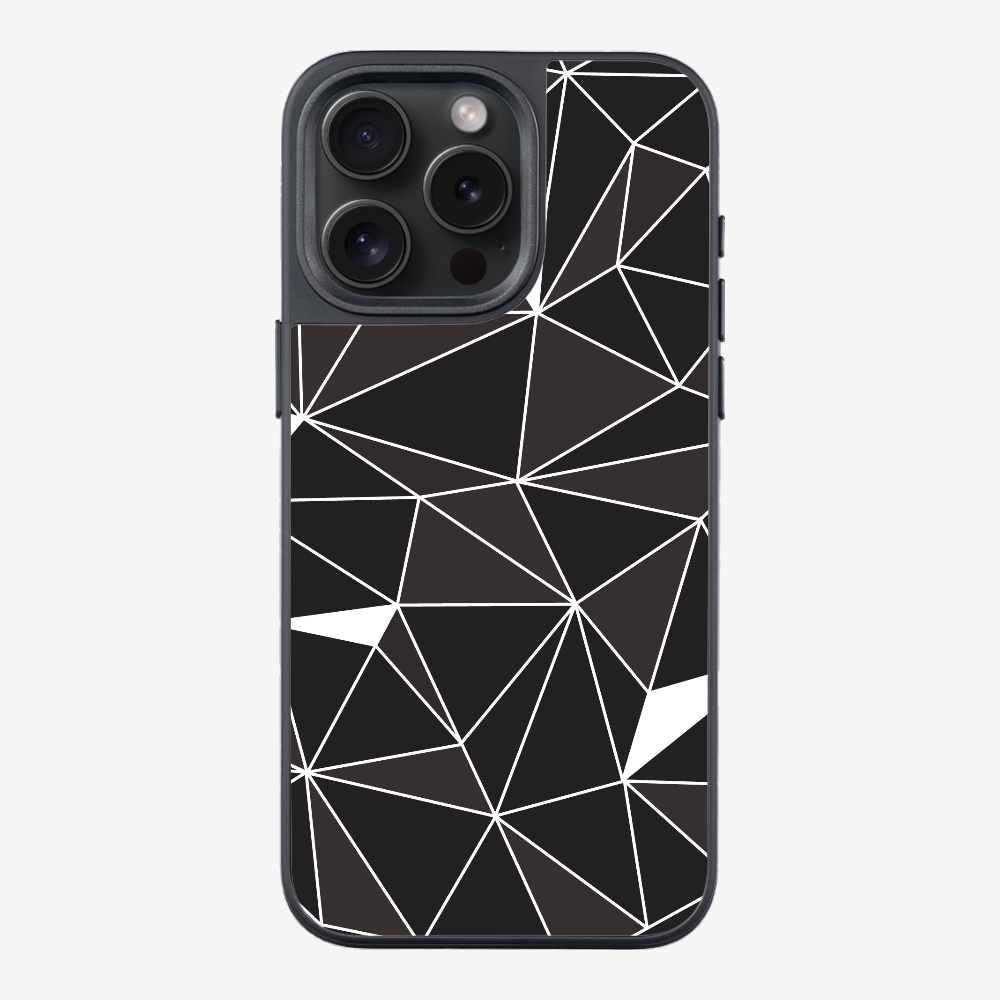 Black & White Polygon Phone Case