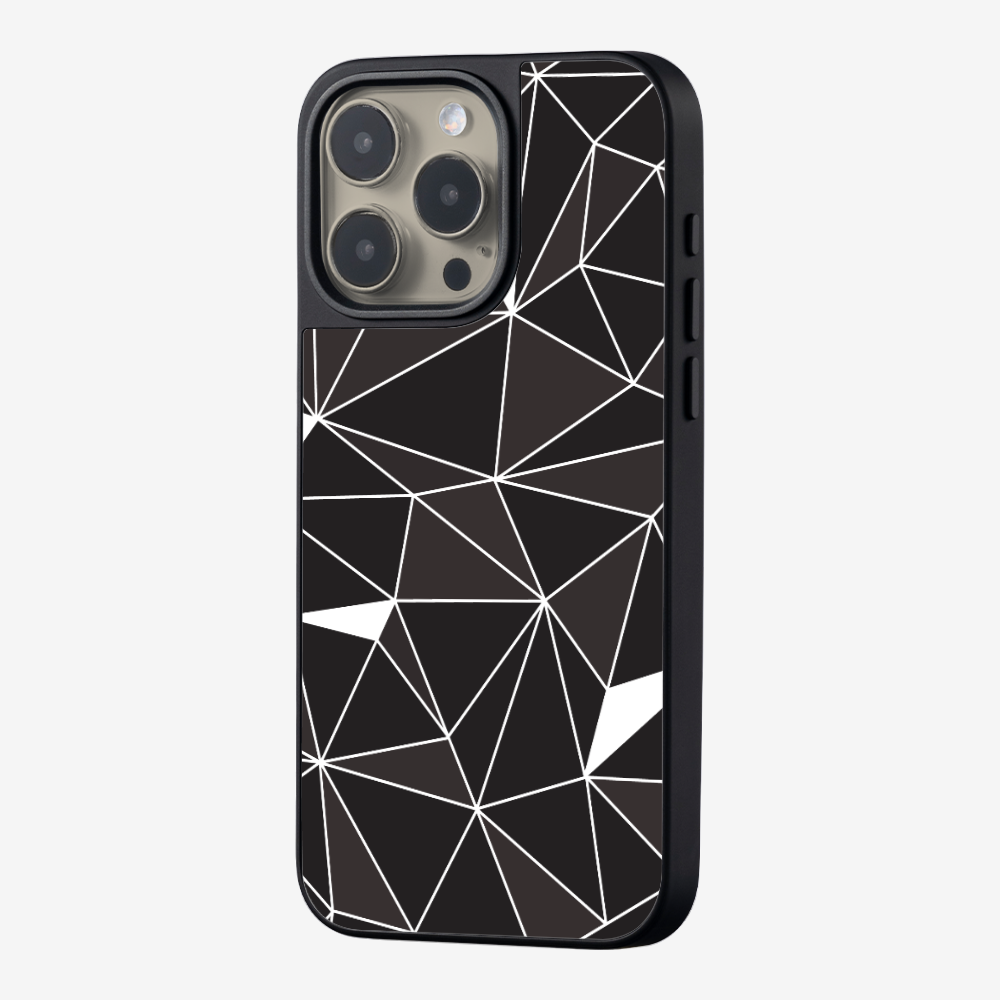 Black & White Polygon Phone Case