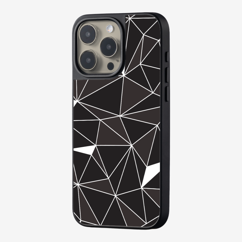 Black & White Polygon Phone Case