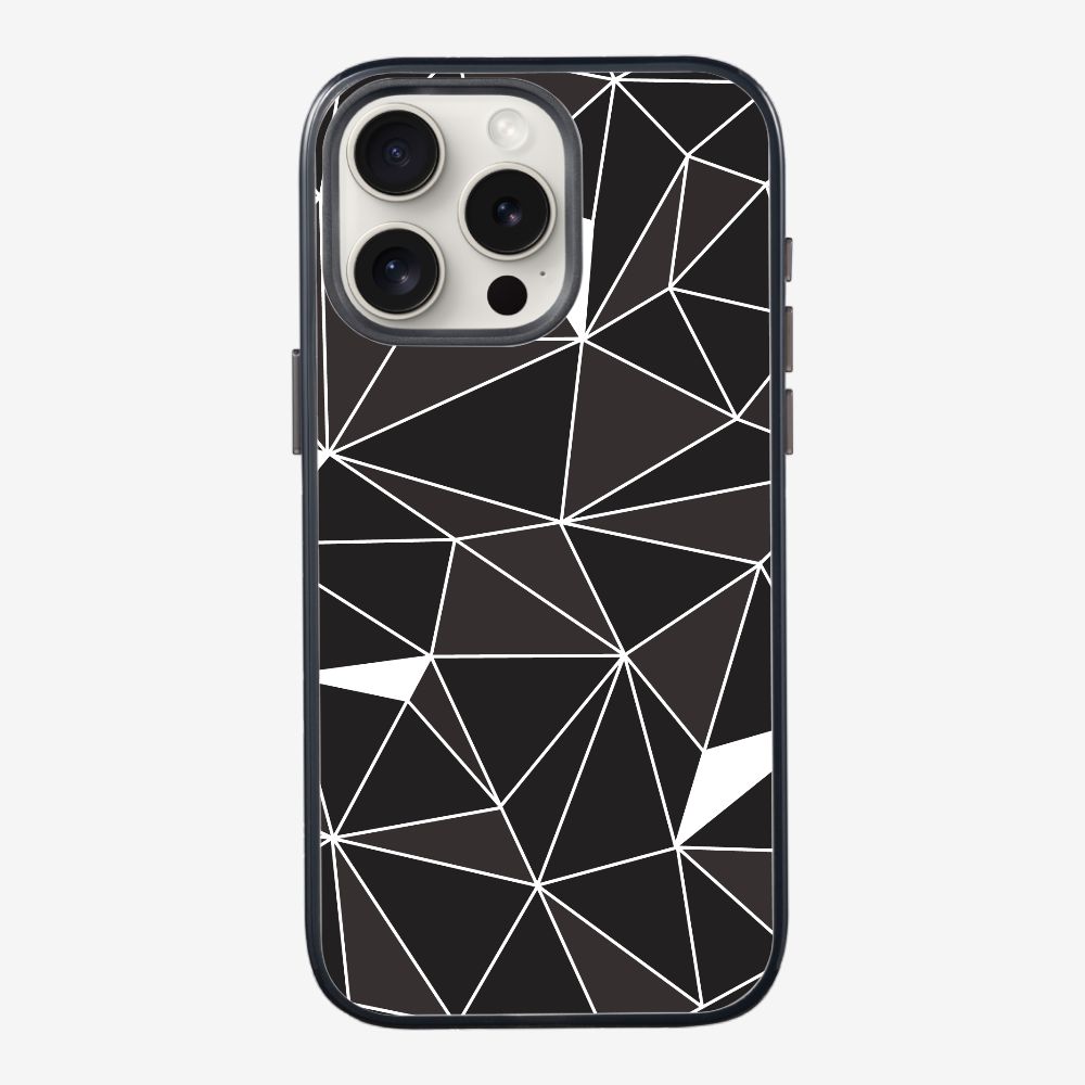 Black & White Polygon Phone Case