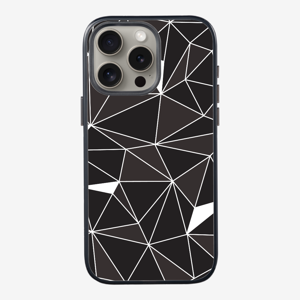 Black & White Polygon Phone Case