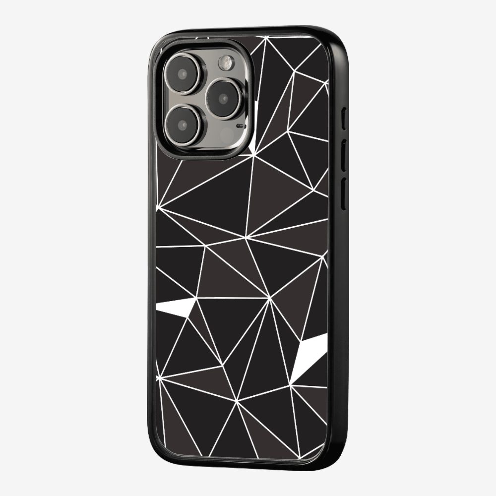 Black & White Polygon Phone Case