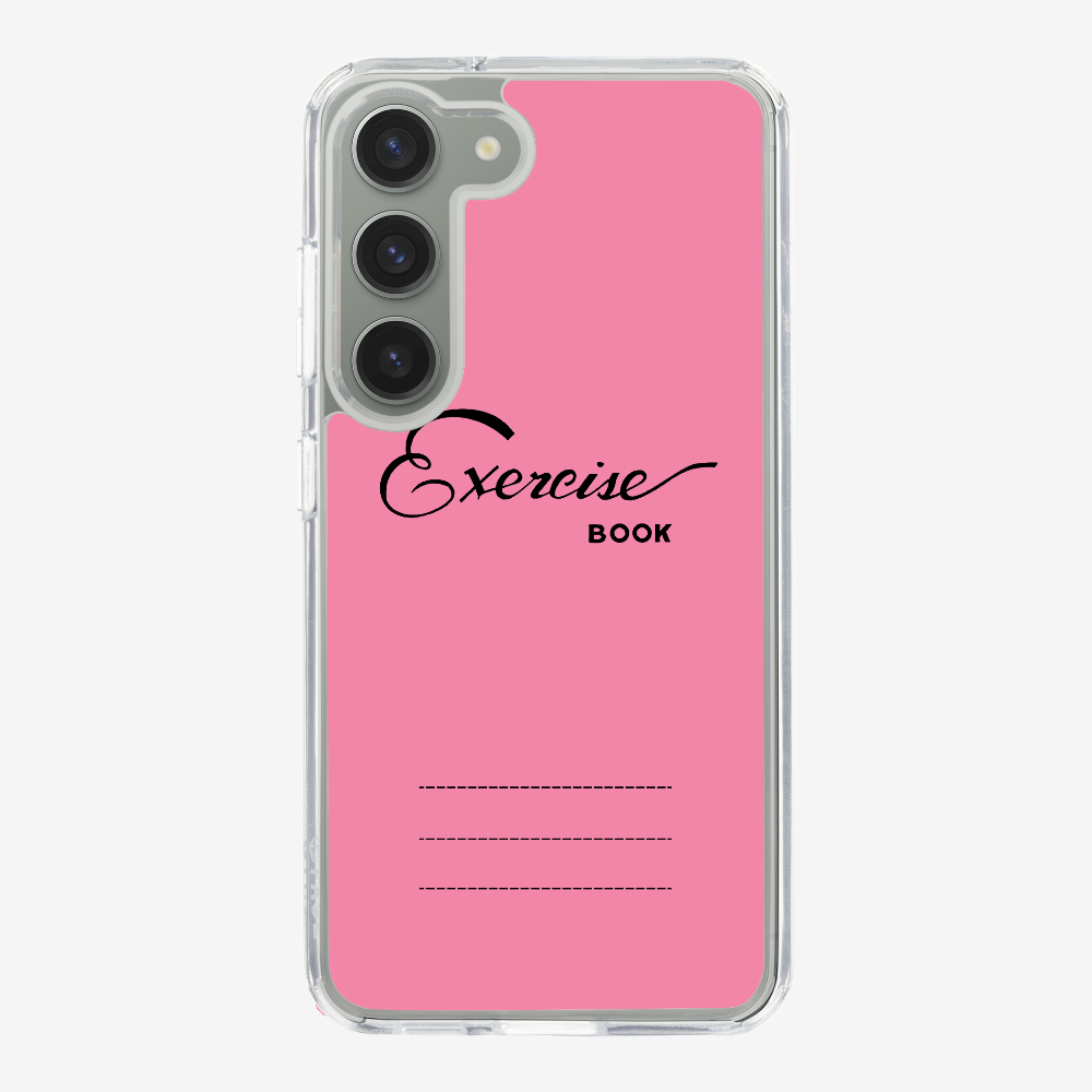 Pink Exercise Book Phone Case