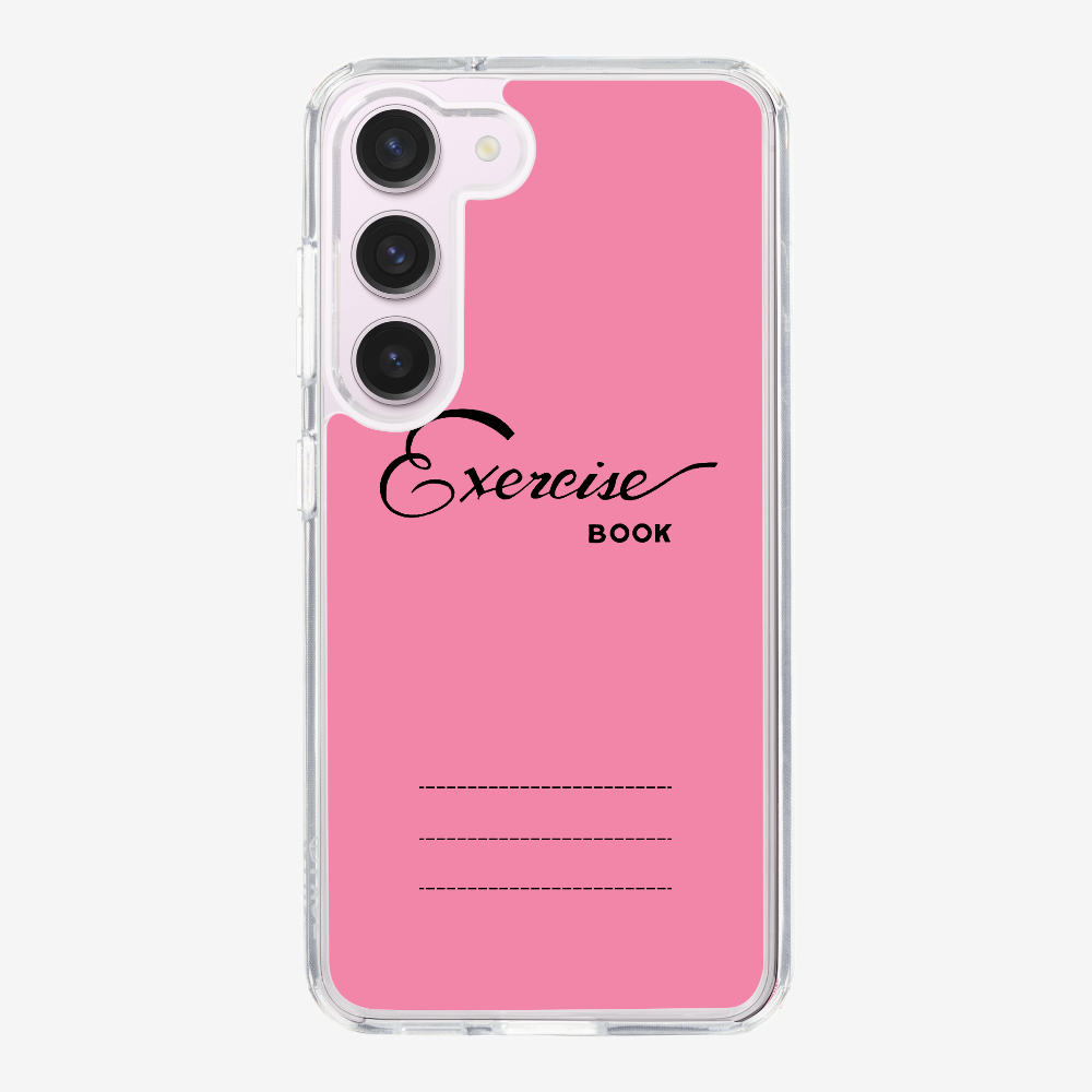 Pink Exercise Book Phone Case