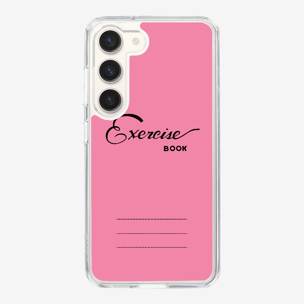 Pink Exercise Book Phone Case