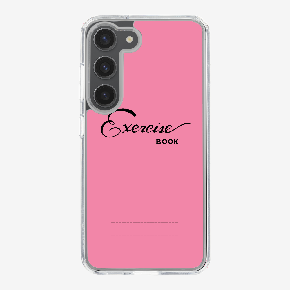 Pink Exercise Book Phone Case