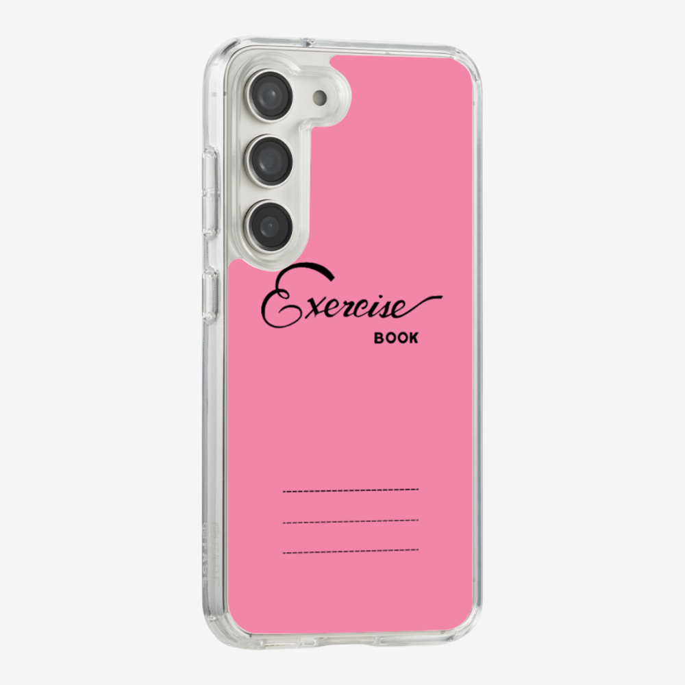 Pink Exercise Book Phone Case