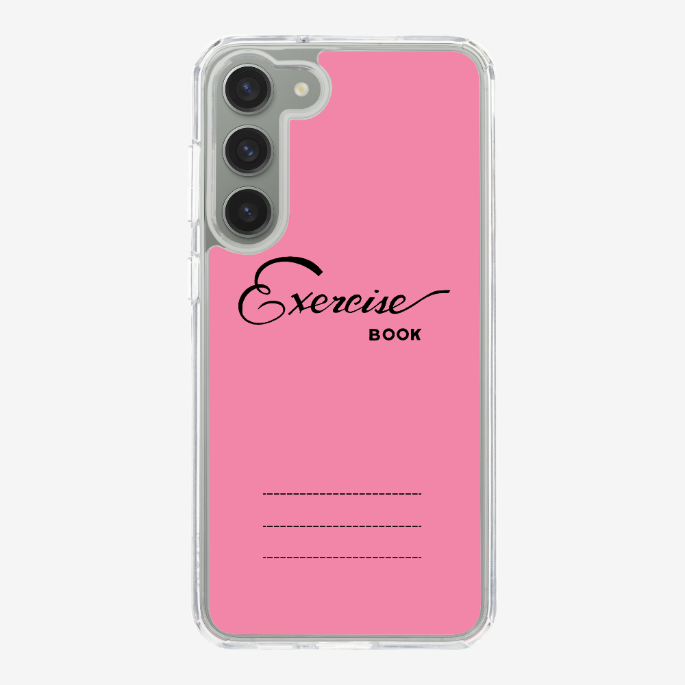 Pink Exercise Book Phone Case