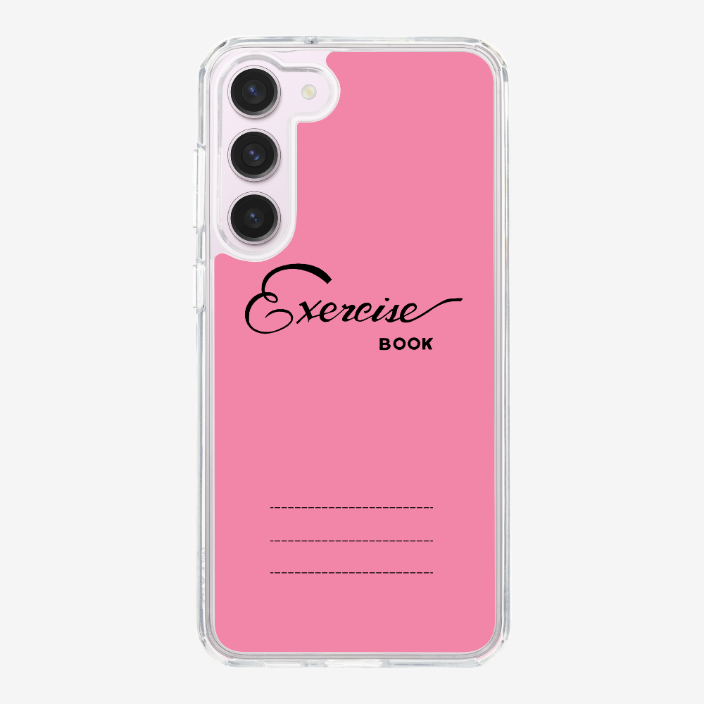 Pink Exercise Book Phone Case