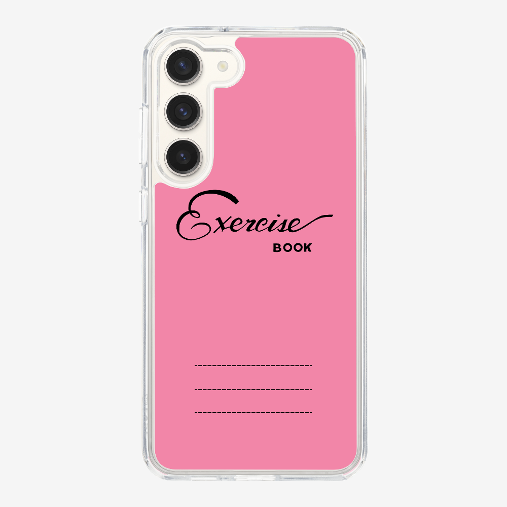 Pink Exercise Book Phone Case