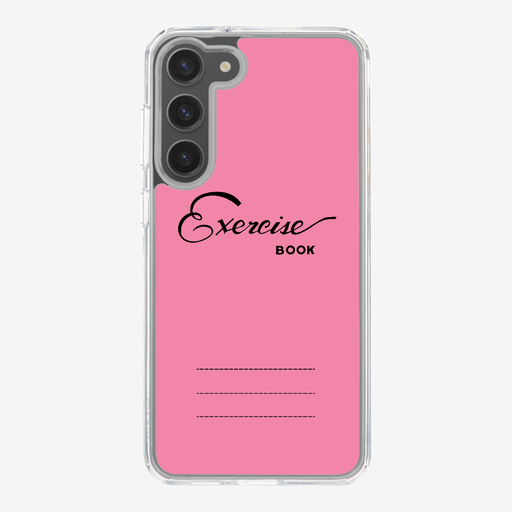 Pink Exercise Book Phone Case