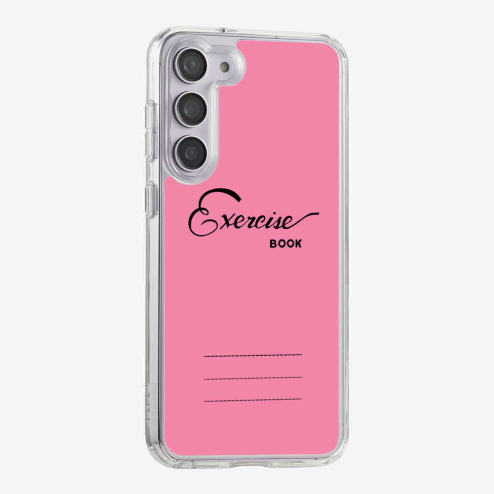 Pink Exercise Book Phone Case