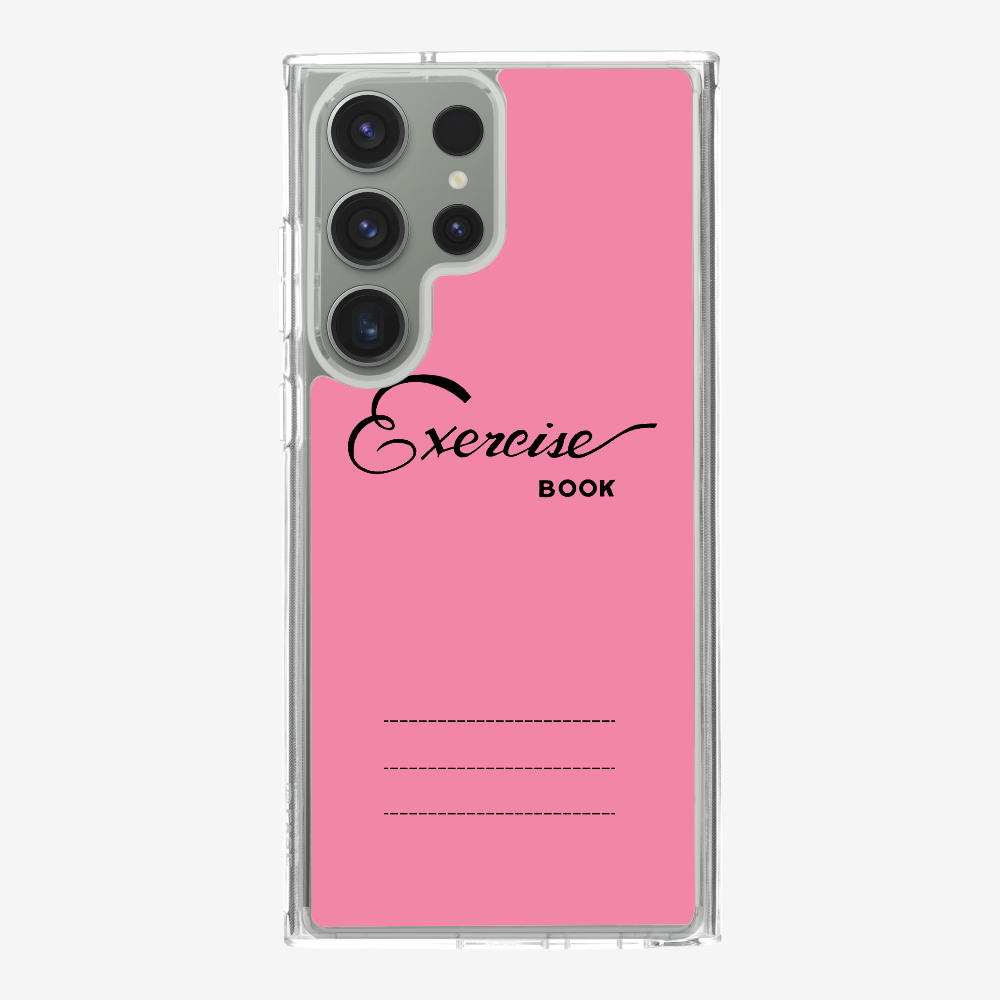 Pink Exercise Book Phone Case