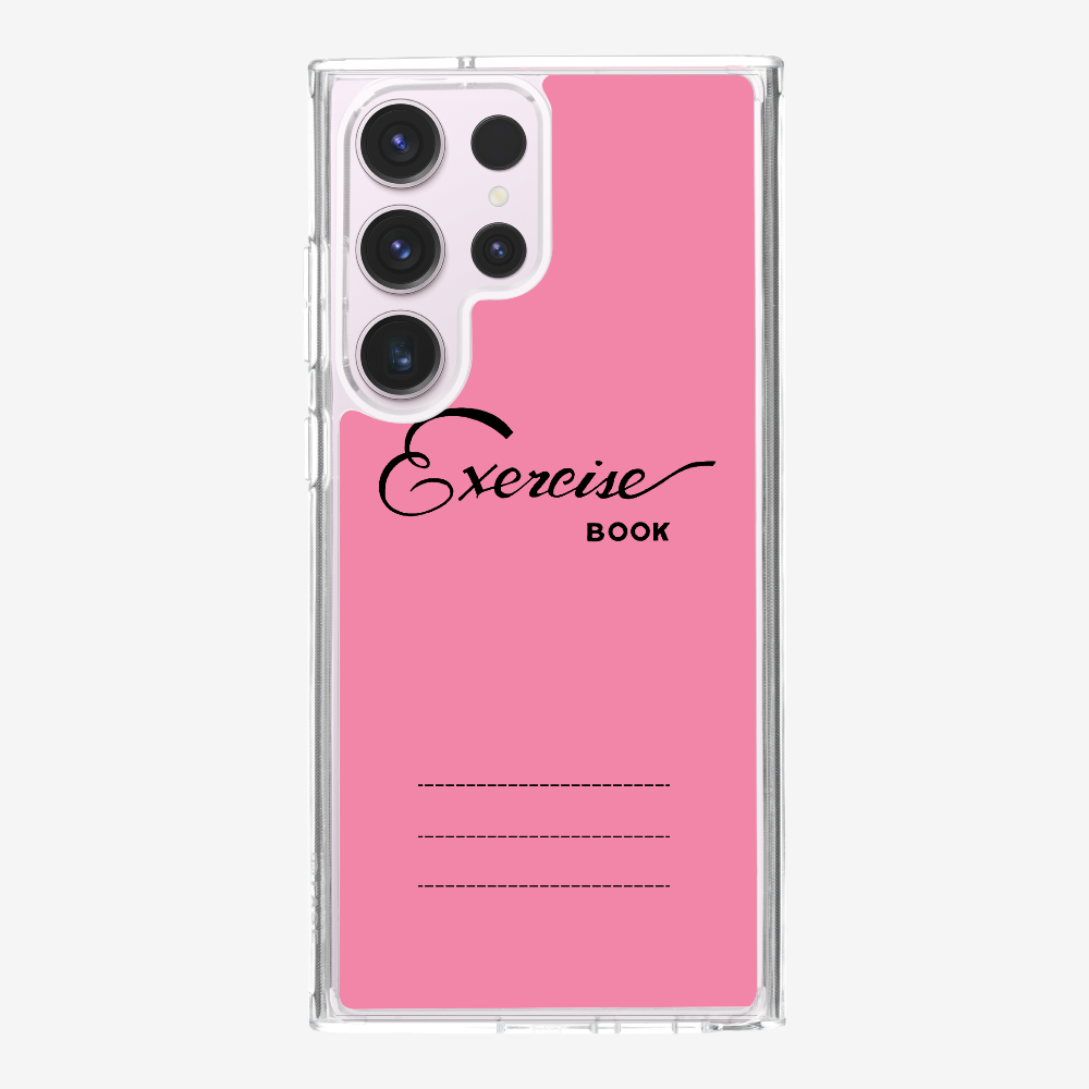 Pink Exercise Book Phone Case