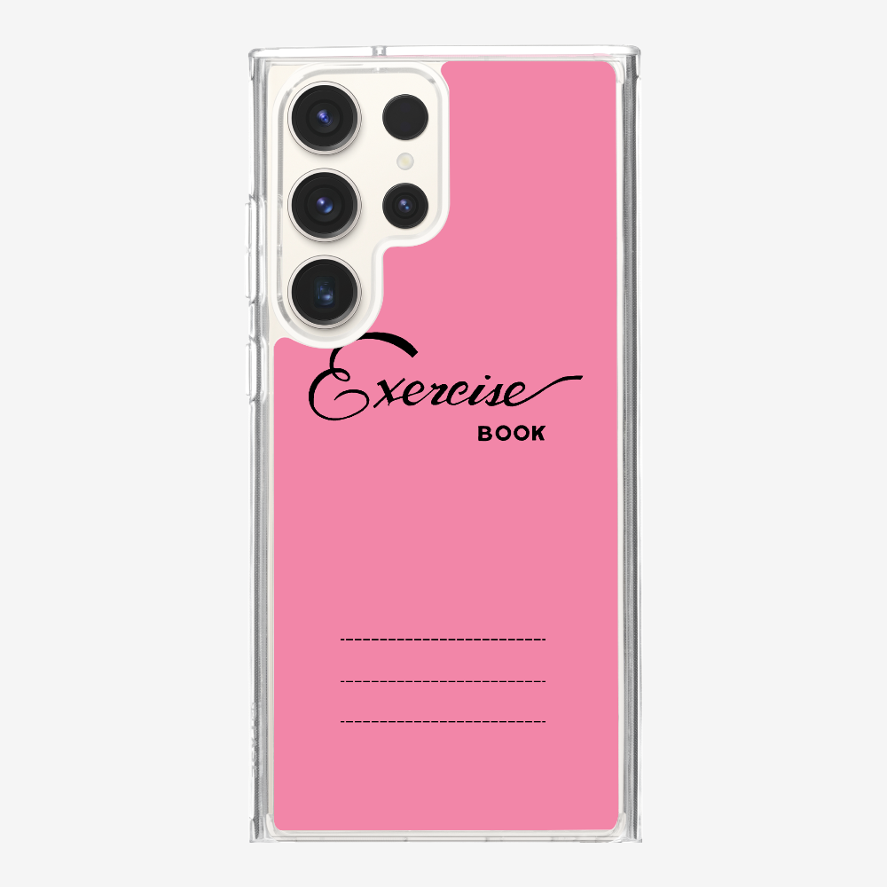 Pink Exercise Book Phone Case