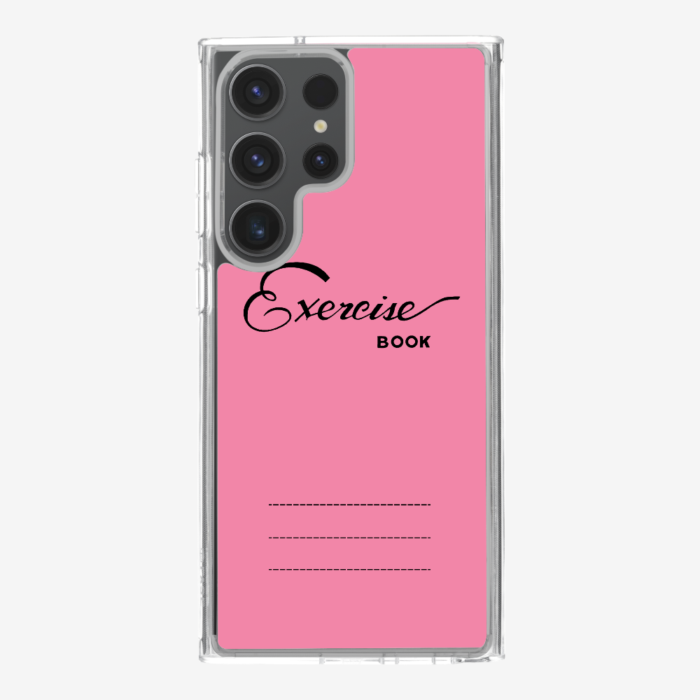 Pink Exercise Book Phone Case