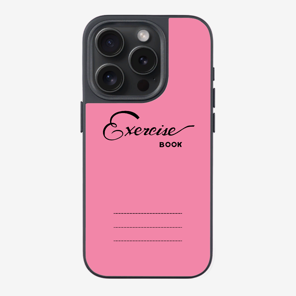 Pink Exercise Book Phone Case