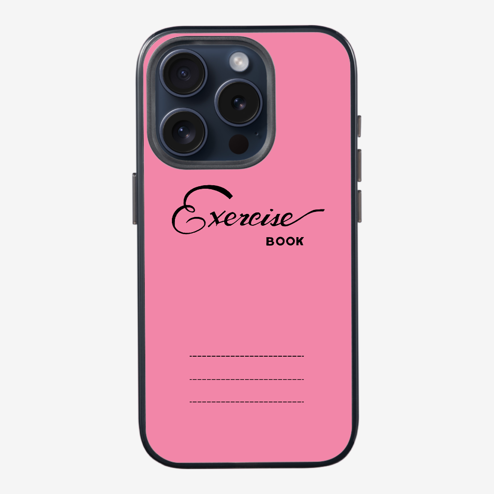 Pink Exercise Book Phone Case