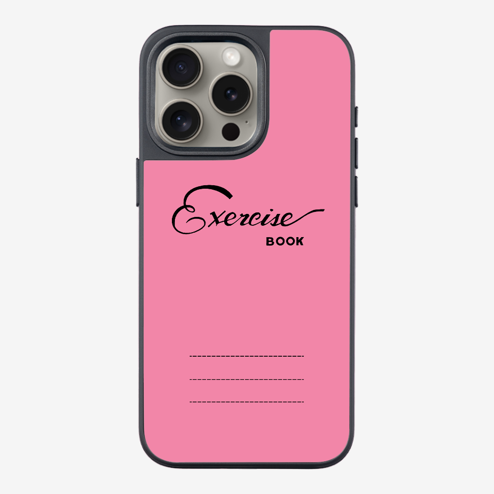 Pink Exercise Book Phone Case