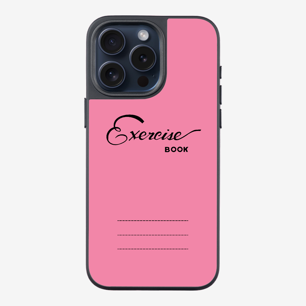 Pink Exercise Book Phone Case