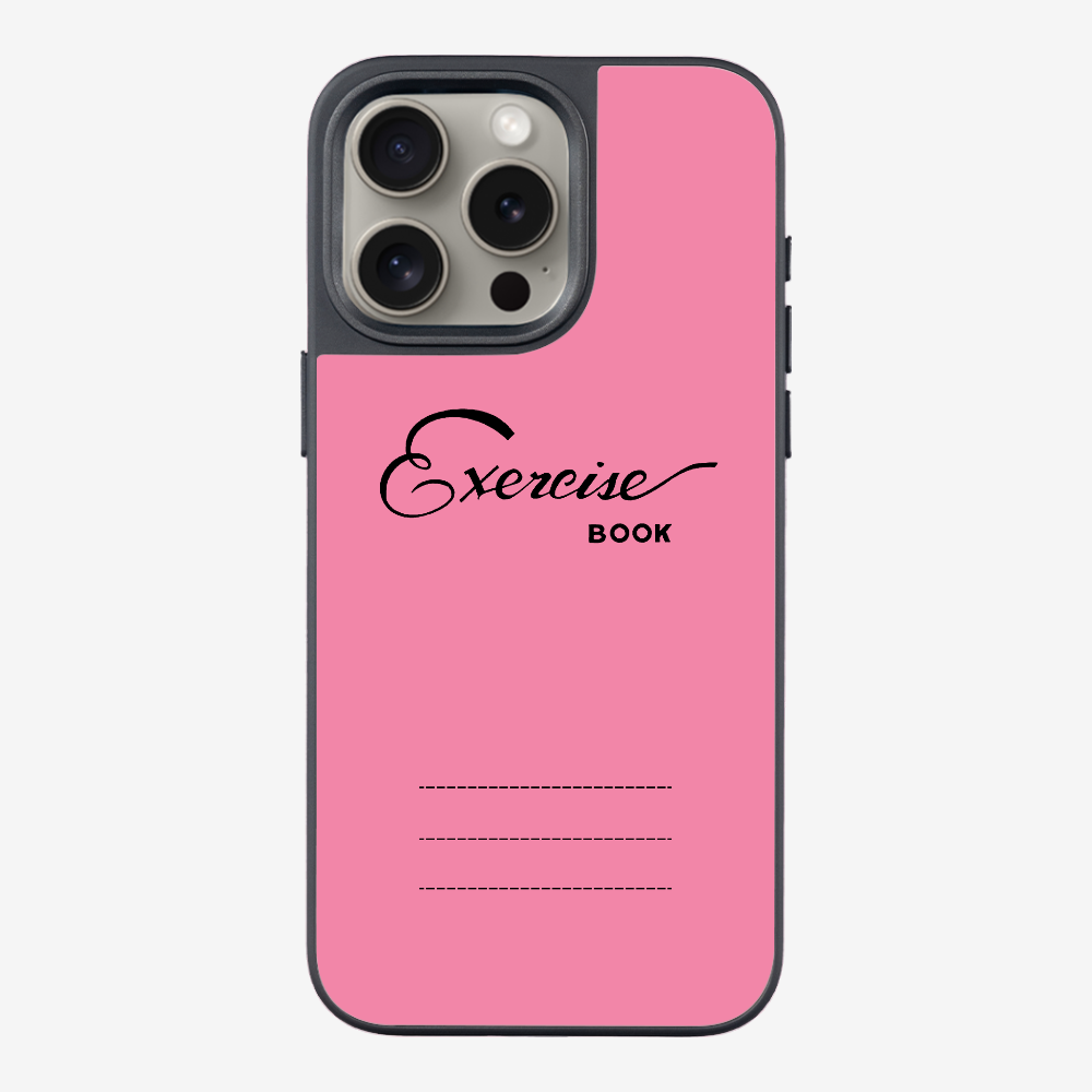 Pink Exercise Book Phone Case