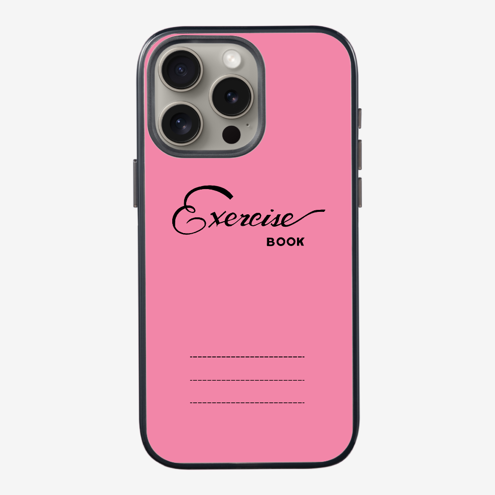 Pink Exercise Book Phone Case