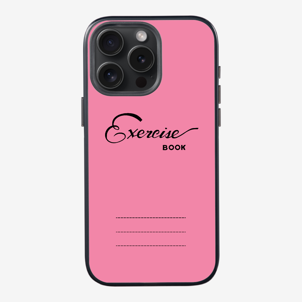 Pink Exercise Book Phone Case