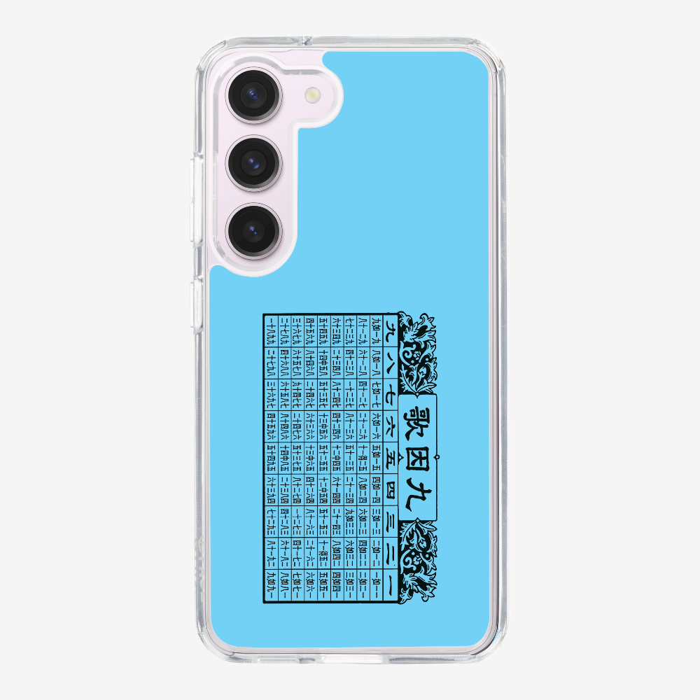 Multiplication Table Phone Case