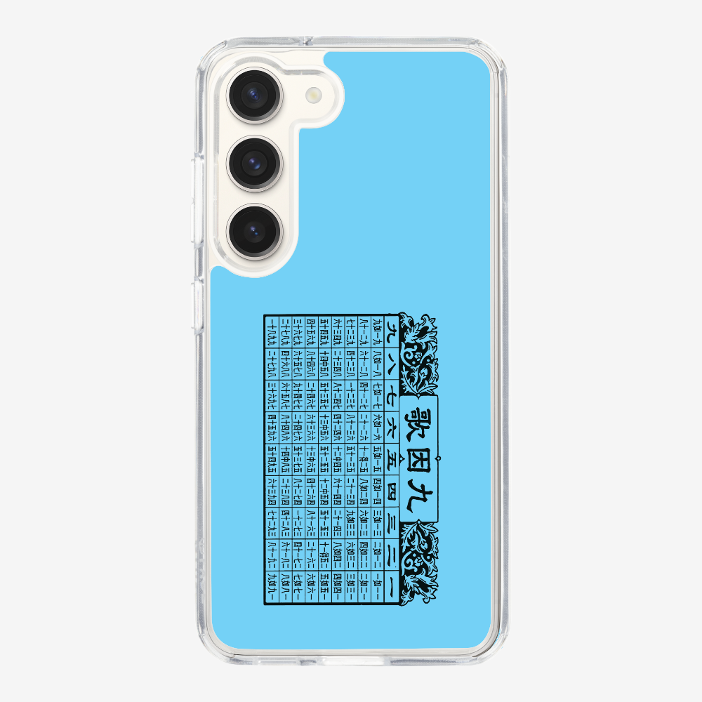 Multiplication Table Phone Case