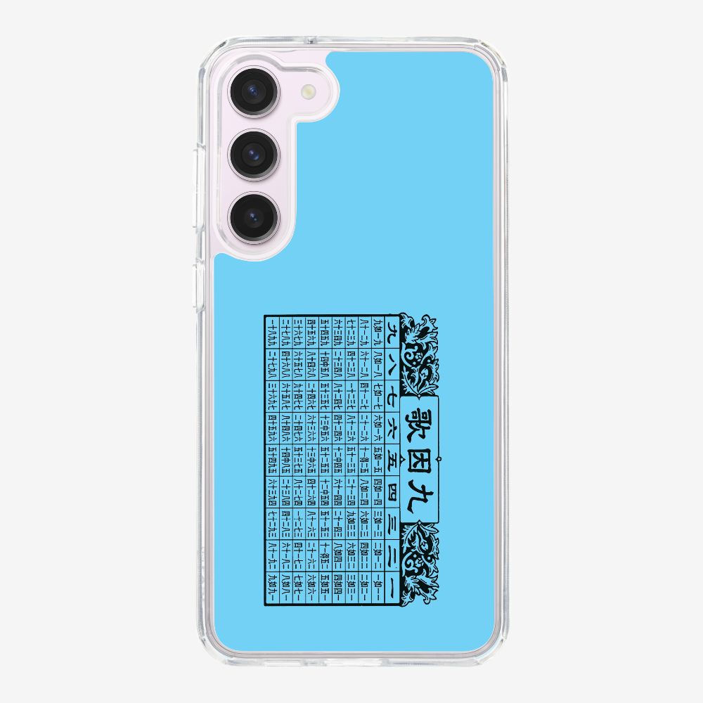 Multiplication Table Phone Case