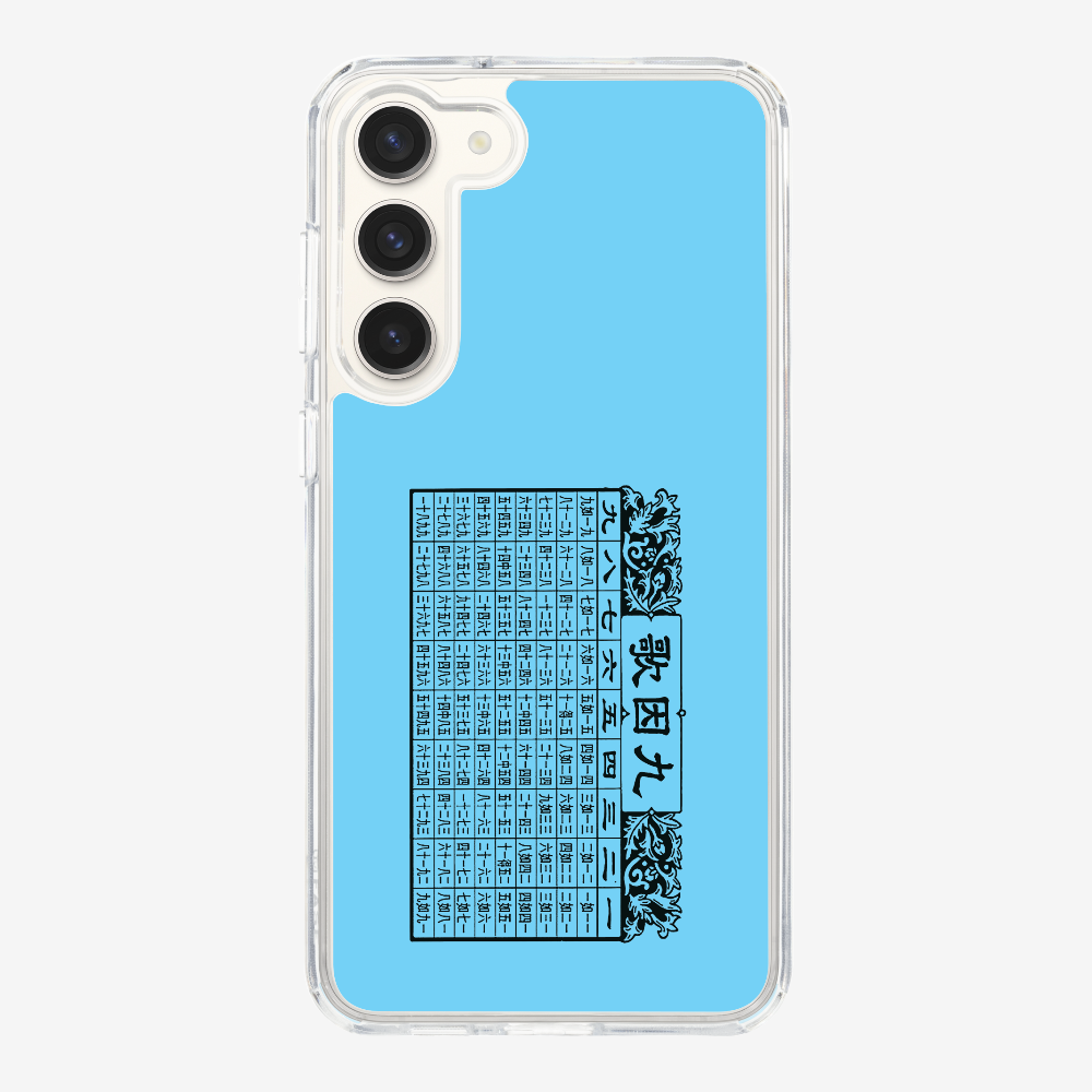 Multiplication Table Phone Case