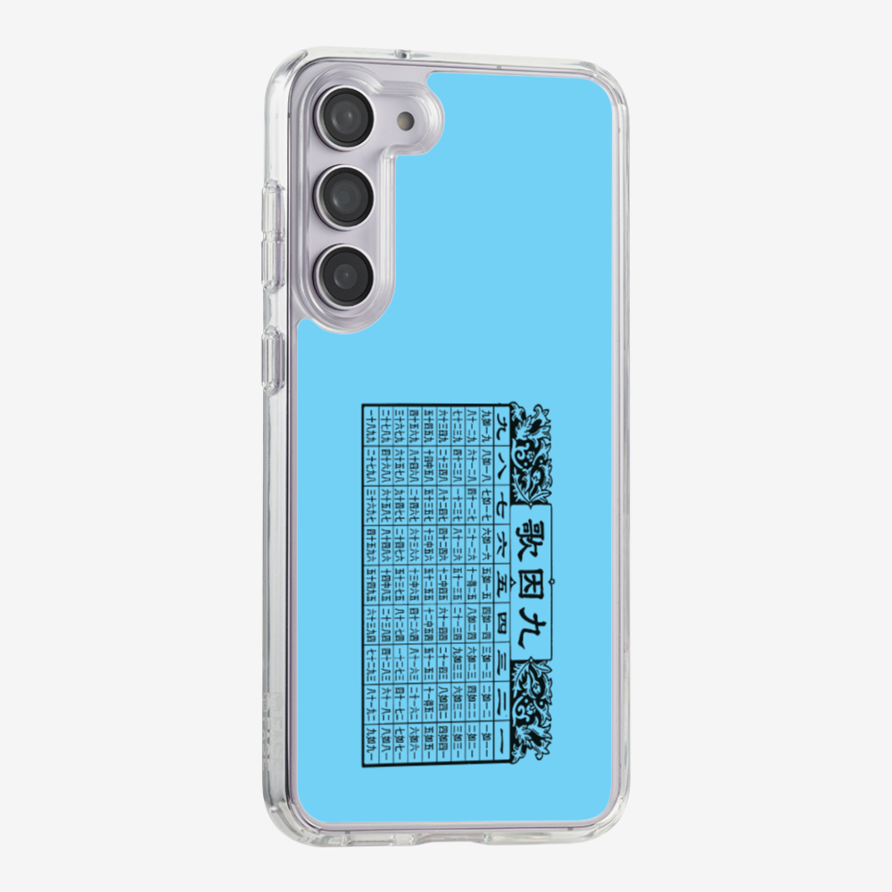 Multiplication Table Phone Case