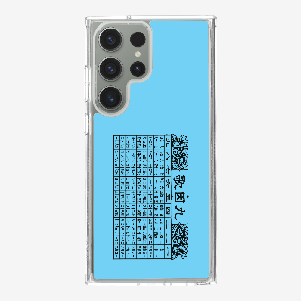 Multiplication Table Phone Case