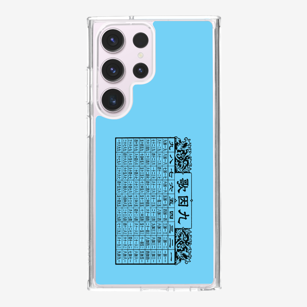 Multiplication Table Phone Case