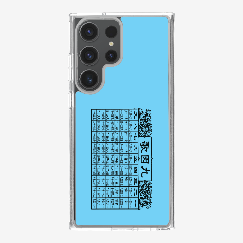 Multiplication Table Phone Case