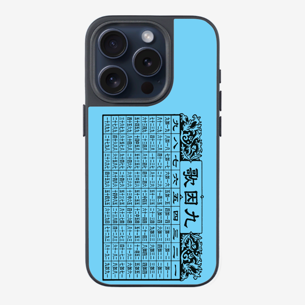 Multiplication Table Phone Case